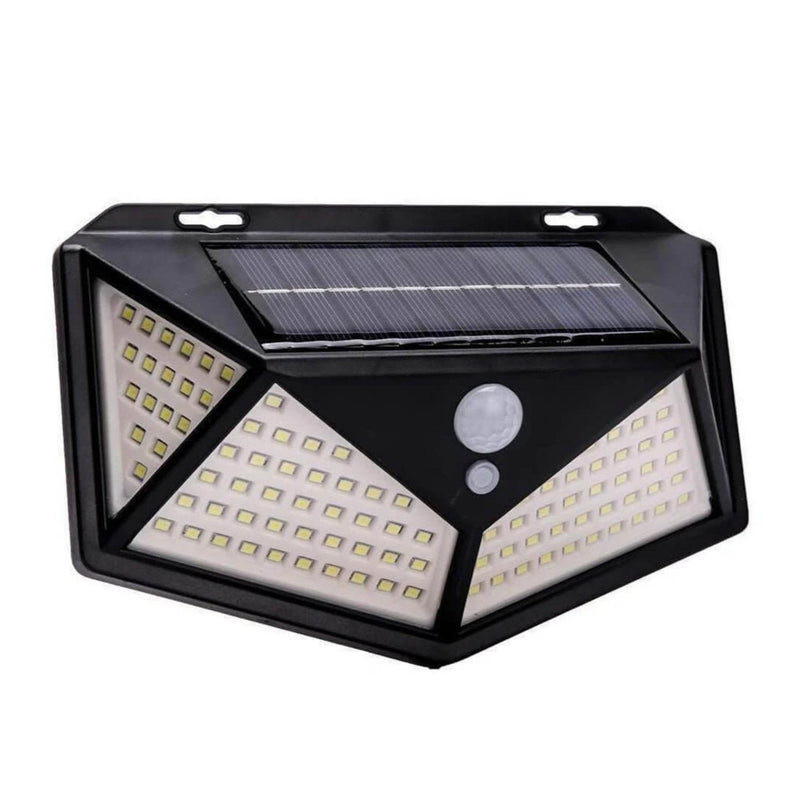 Aplique LED Solar Rectangular — ángulo