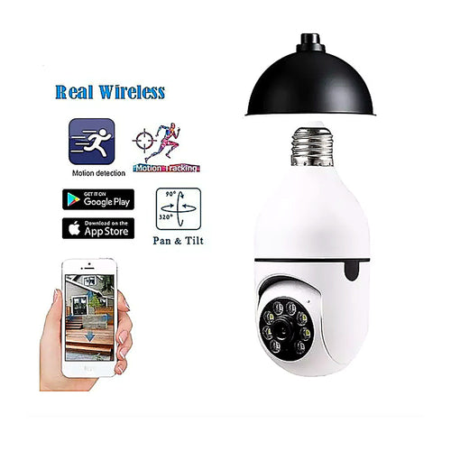 Cámara Foco E27 WiFi Panorámica HD — foto principal