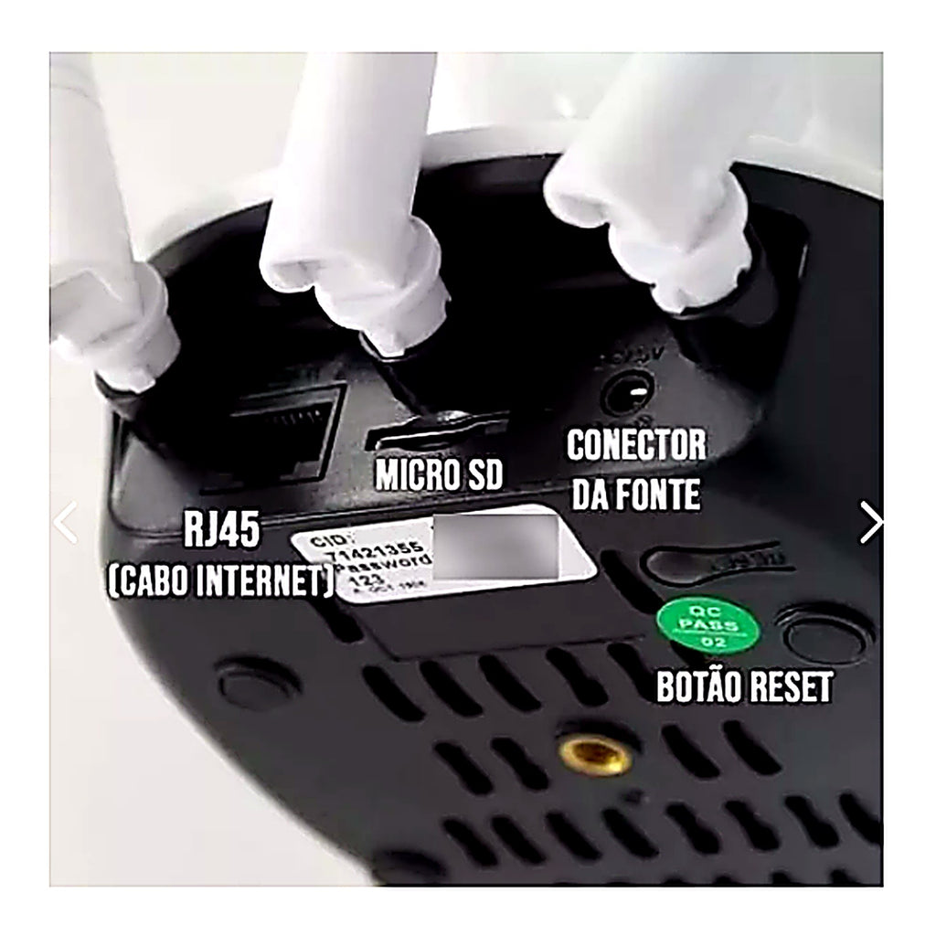 Cámara IP Interior WiFi 360° 3 Antenas — vista 3