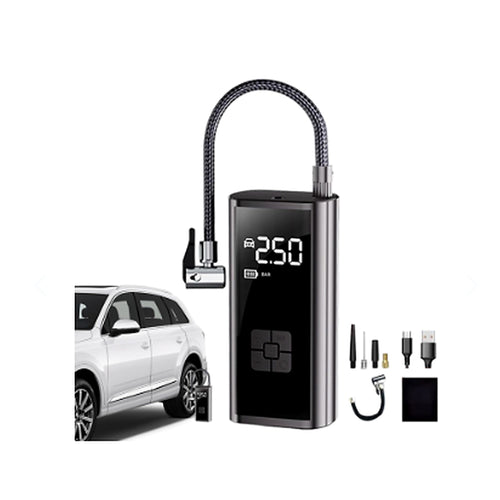 Compresor Eléctrico 12V Portátil Digital — kit completo