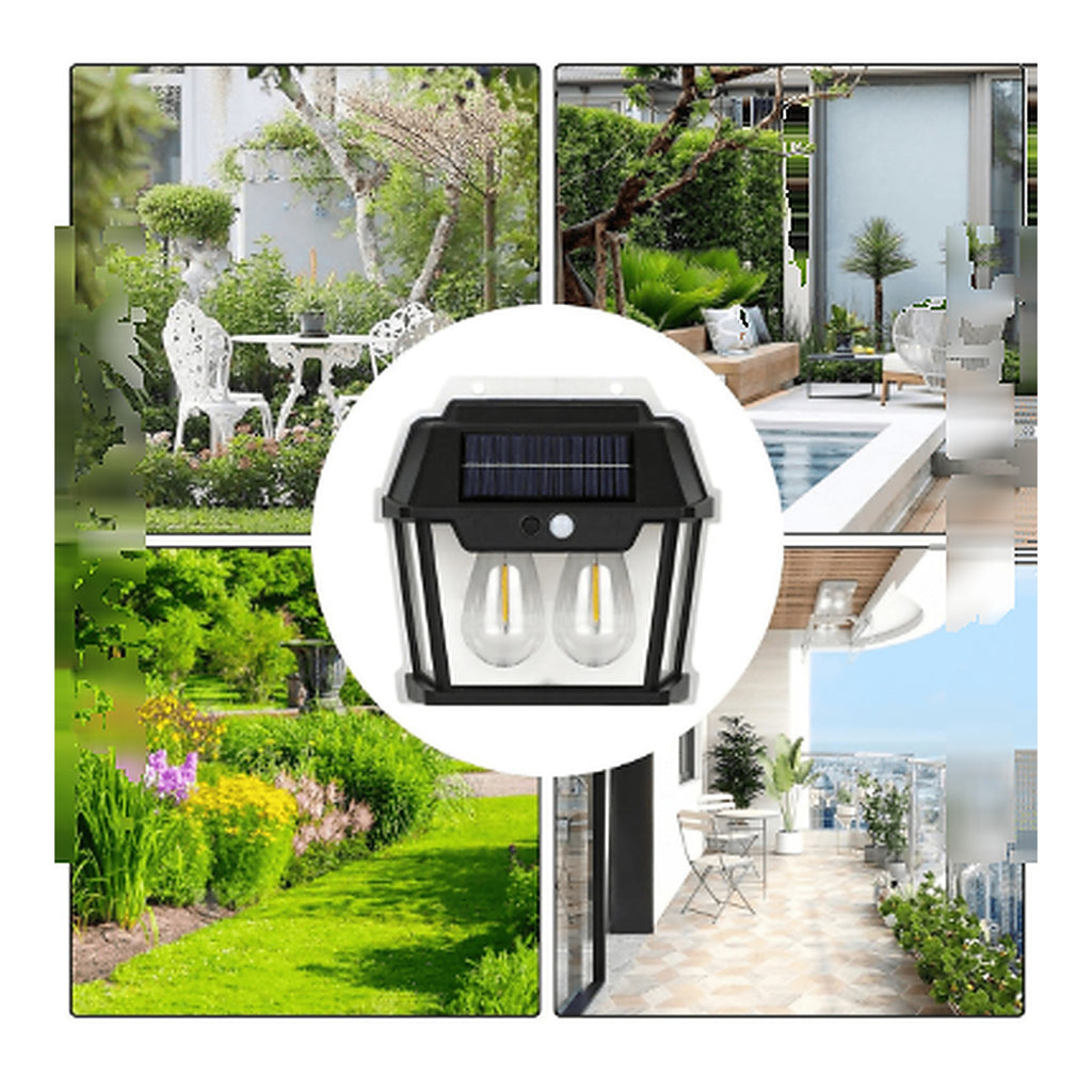 Doble Iluminación Solar de Pared Ecológica — ambientes de uso