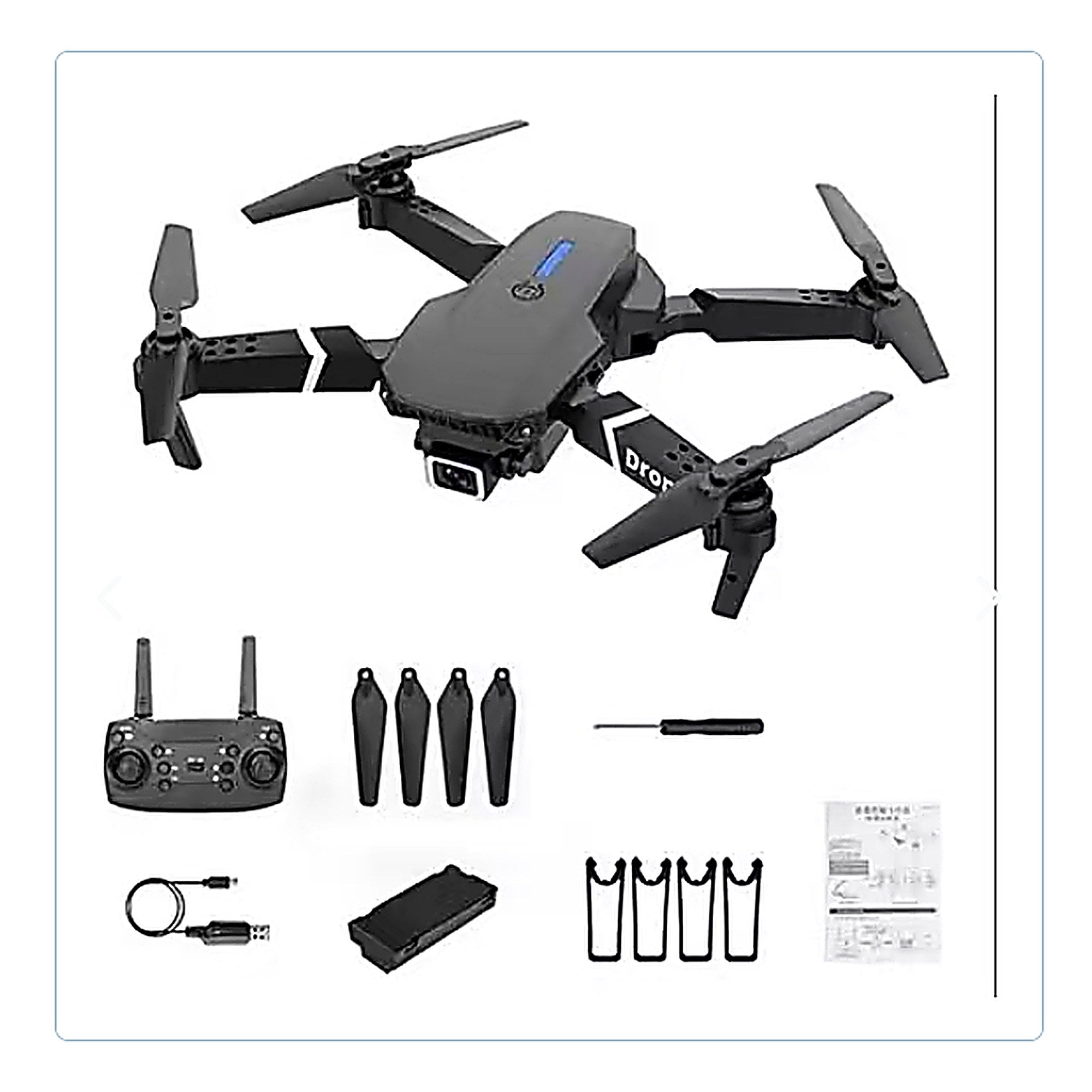 Drone E88 Pro Cámara Dual Plegable — vista 3