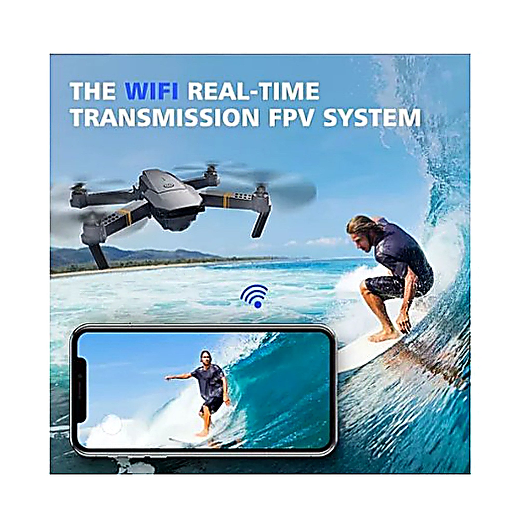 Drone Cámara WiFi FPV Control PRO — vista 3