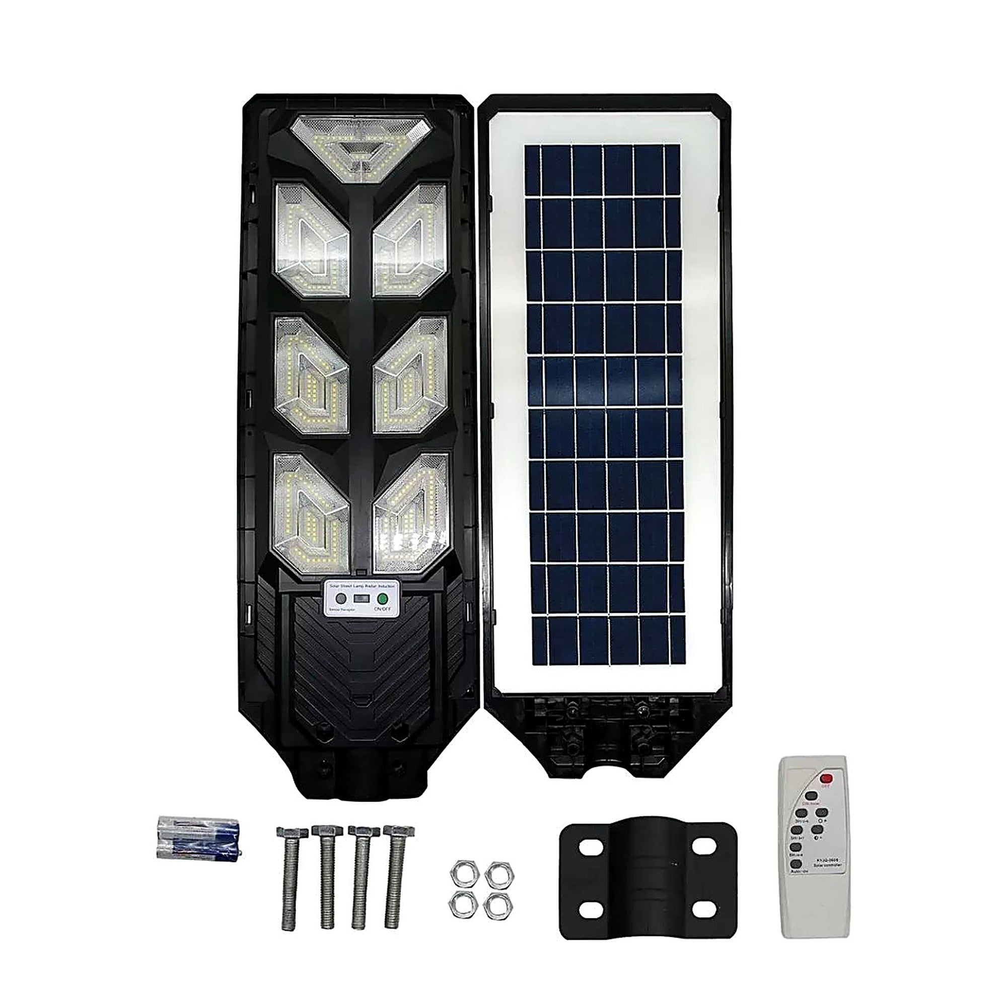 Foco Solar Grande 700W con Control Remoto — kit completo