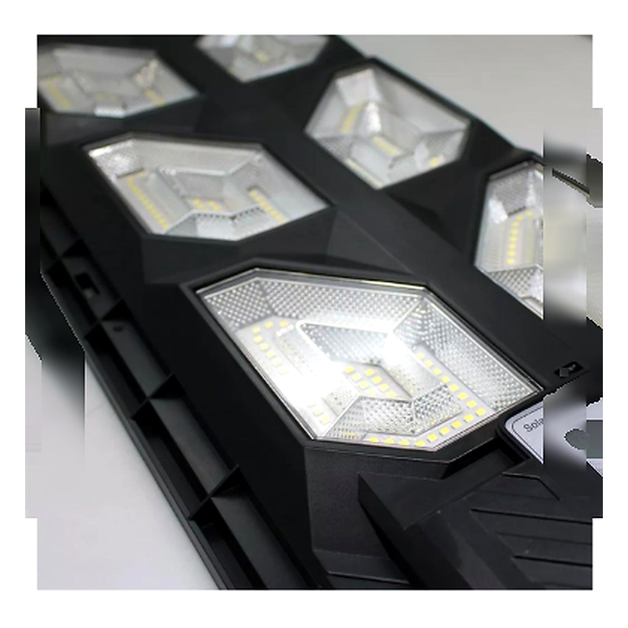 Foco Solar Grande 700W con Control Remoto — detalle LEDs