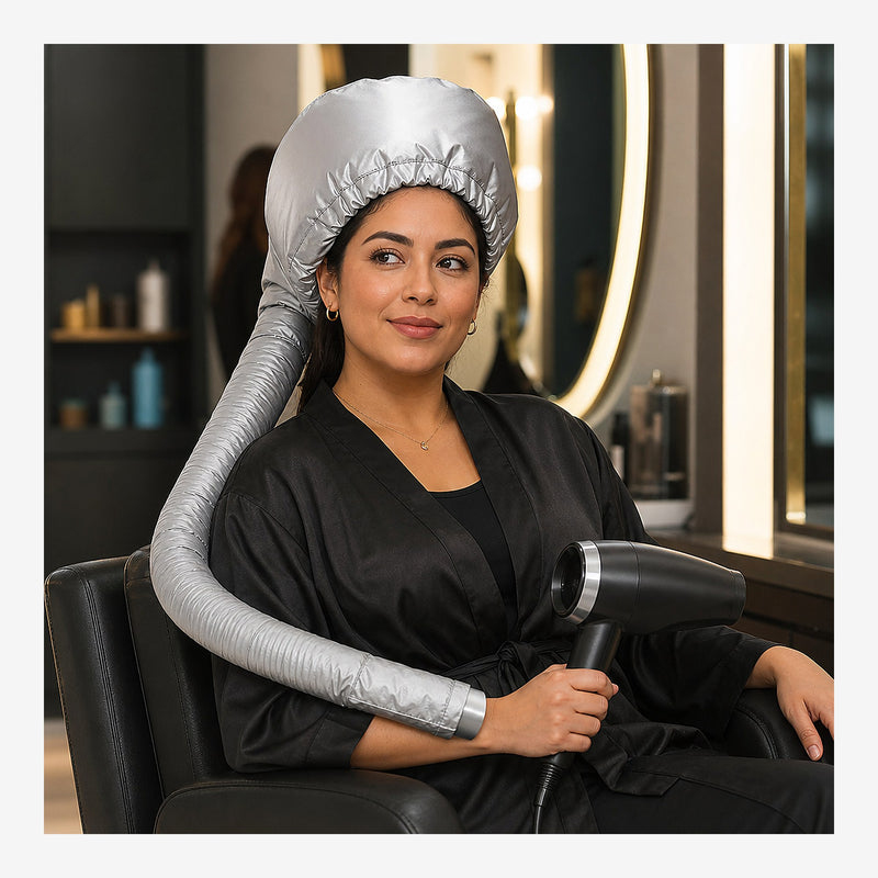 Gorro térmico — uso en salón
