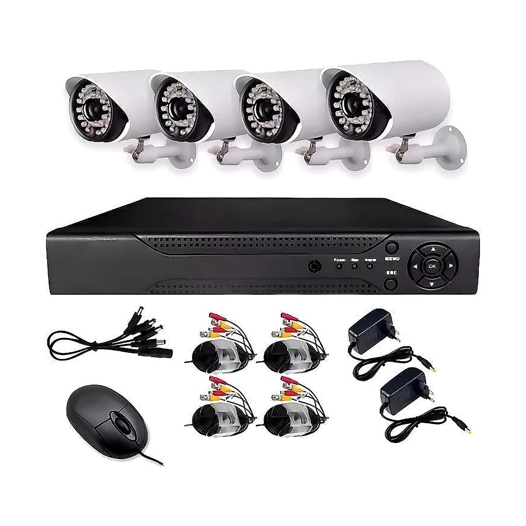 Kit 4 Cámaras de Seguridad con DVR — kit completo