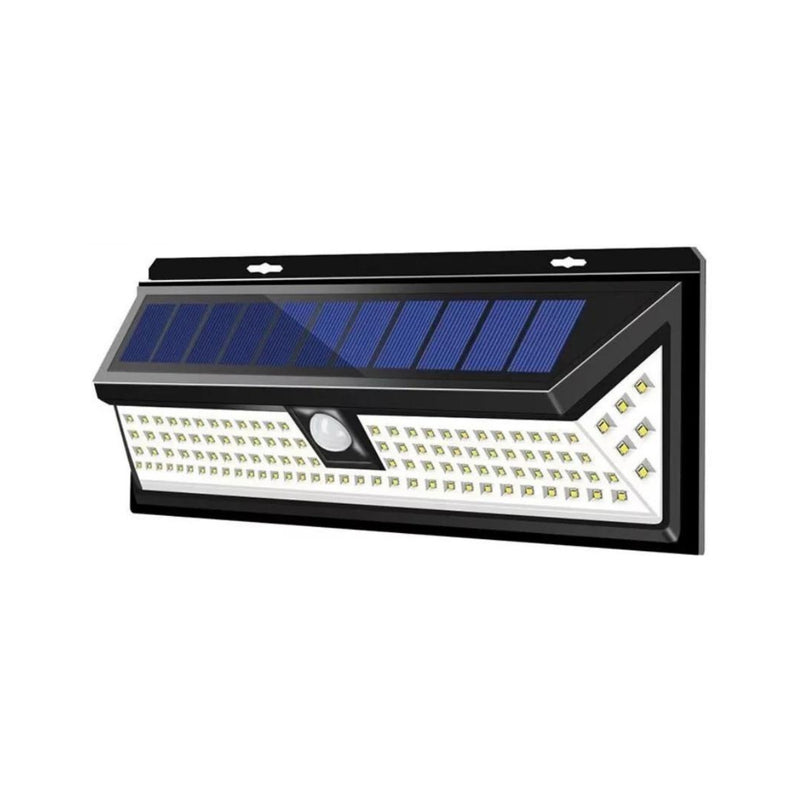 Lámpara Ancha de Pared LED Solar — unidad completa