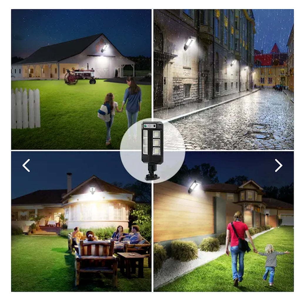 Lámpara Solar LED Exterior IP65 (BK-Q6 al azar) — en uso exterior