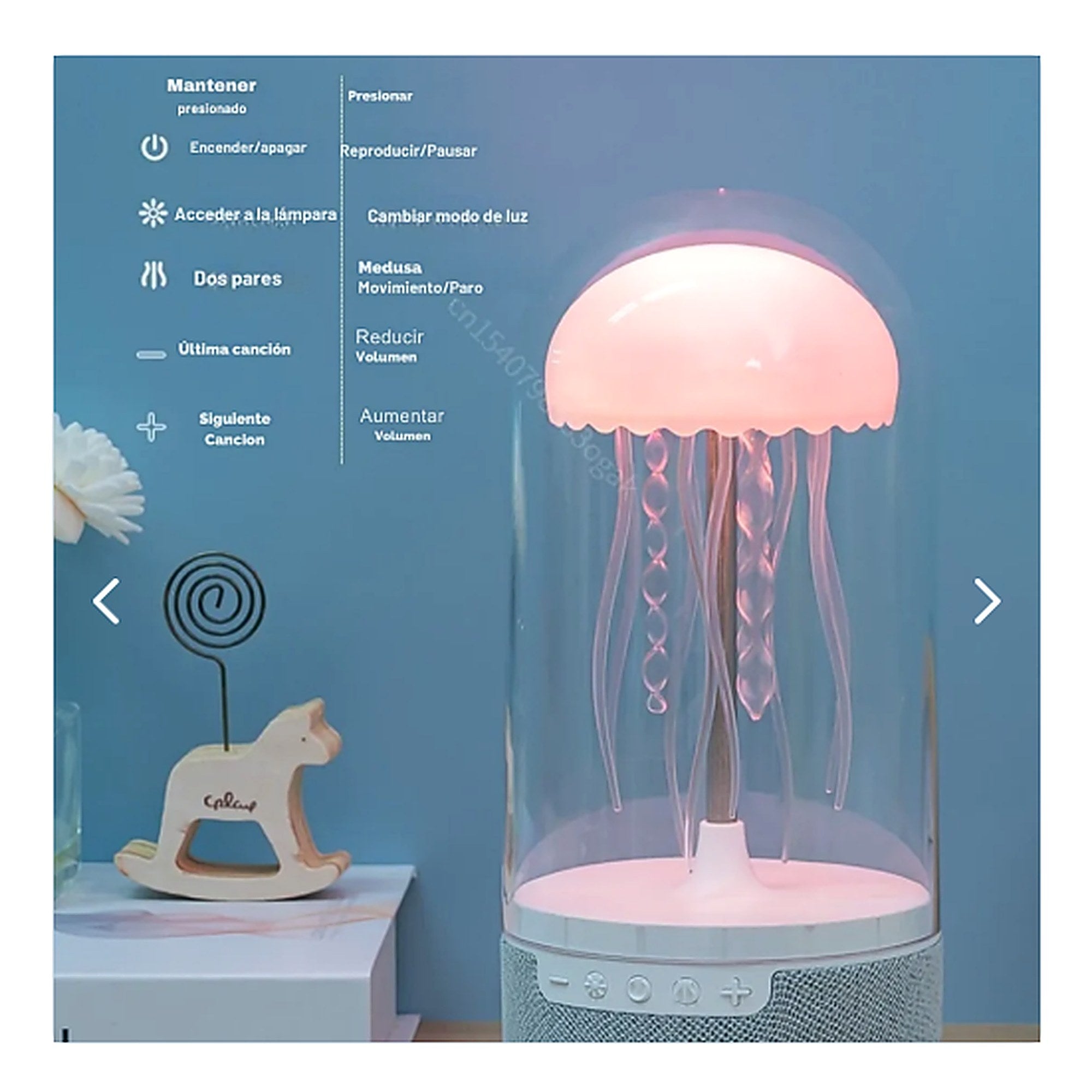 Lampara Parlante Medusa Bluetooth — foto 3