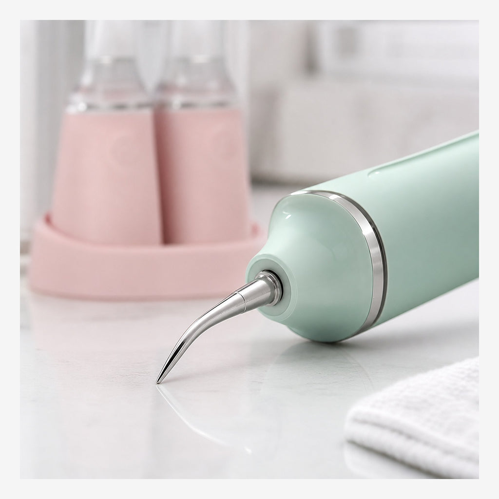 Limpiador dental ultrasónico — detalle punta