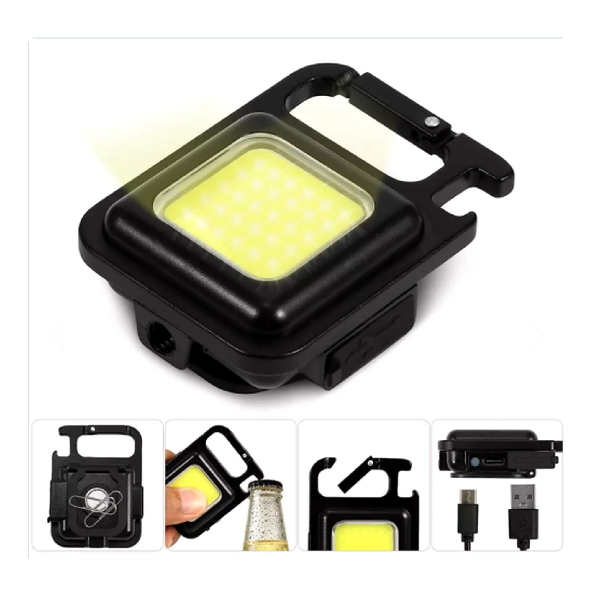 Pack Linterna Recargable + Mini Llavero COB — mini llavero COB