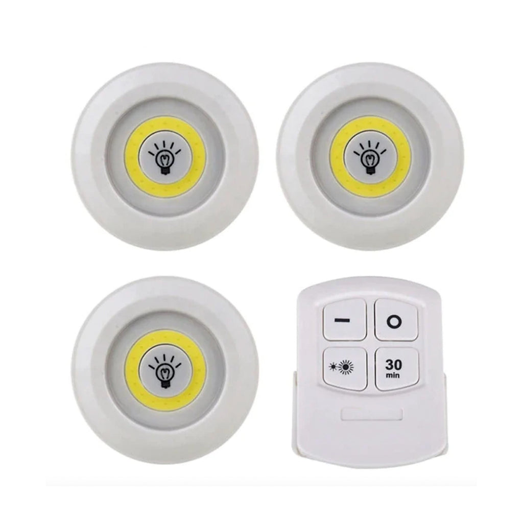Luces LED Inalámbricas con Control Remoto (Pack 3) — galería 02