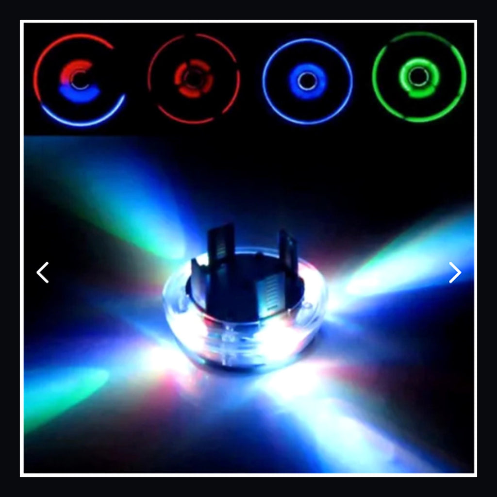 Luz Solar LED para Centro de Rueda de Auto — foto principal RGB