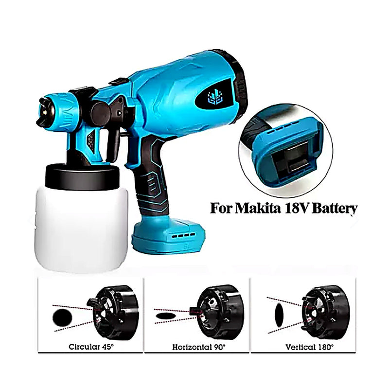 Pistola de Pintura Inalámbrica Compatible Makita — compatible Makita 18V