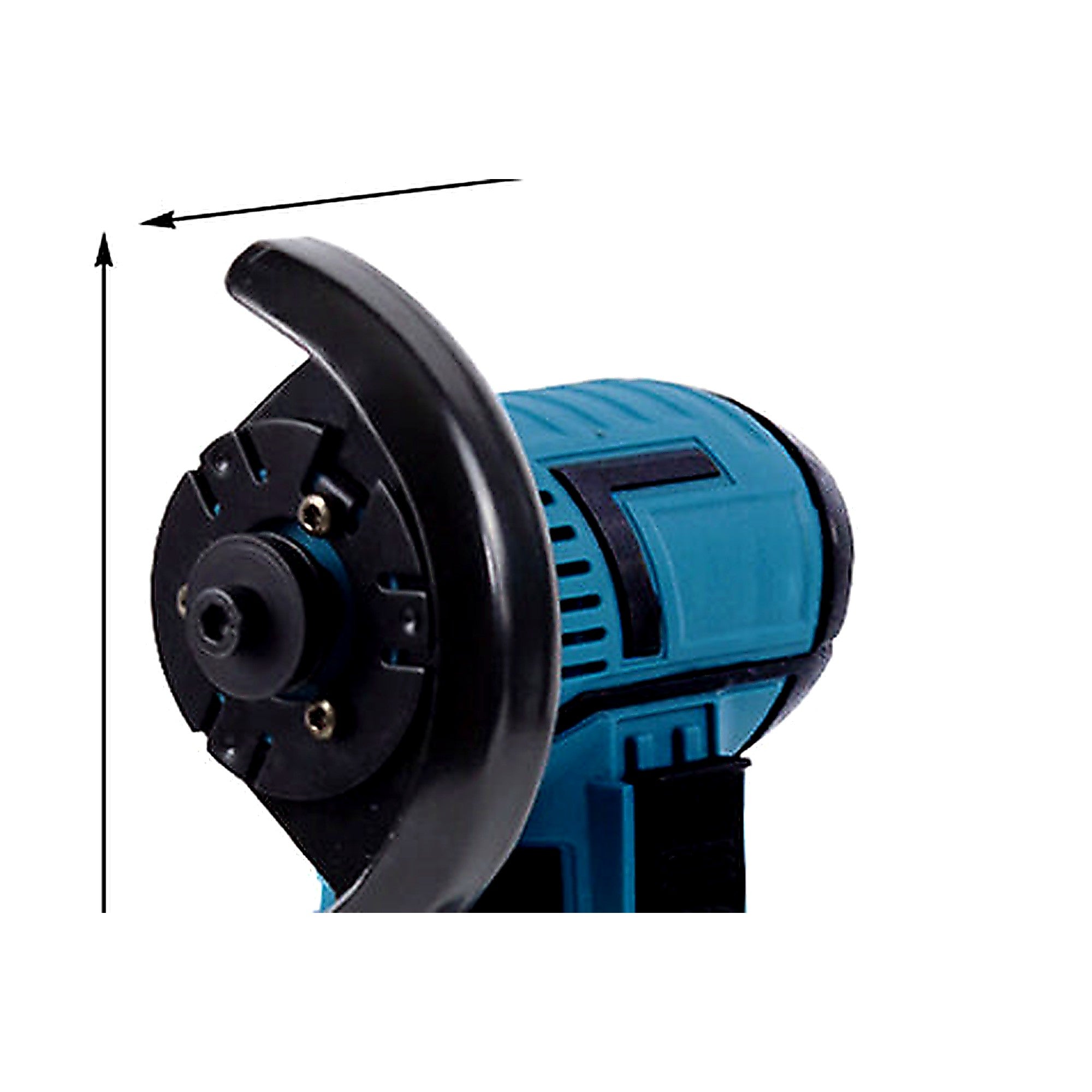 Mini Amoladora Angular Inalámbrica 12V — disco y protector