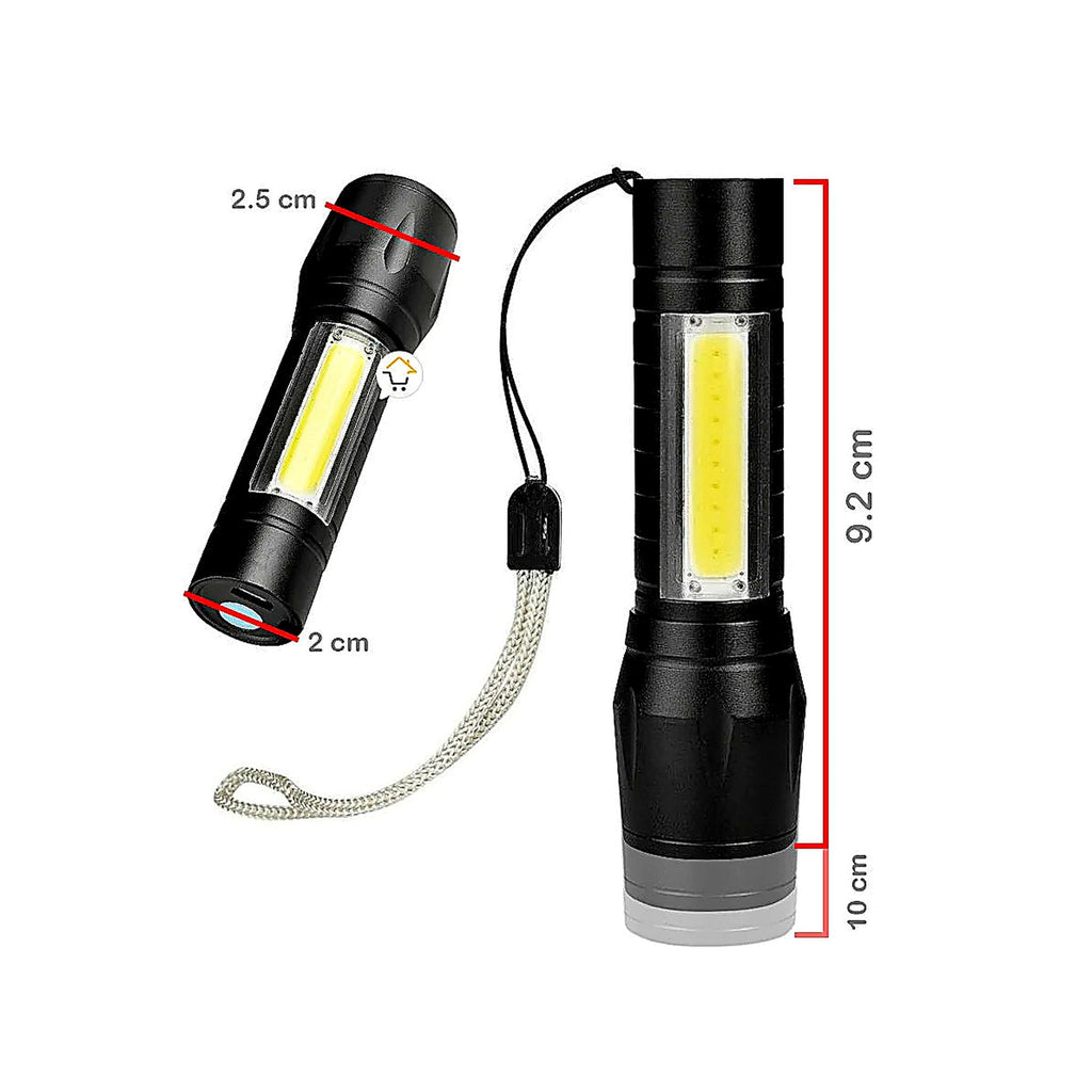 Mini Linterna Táctica LED Recargable USB — 1