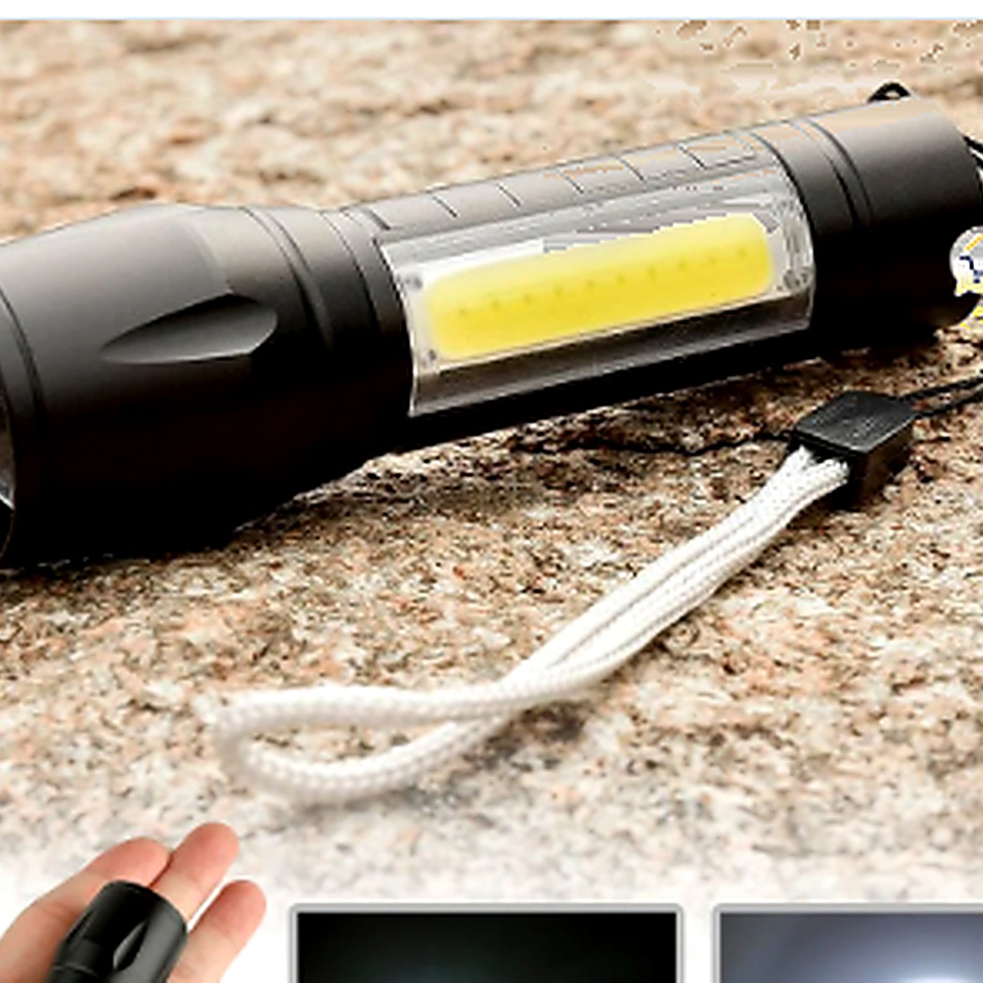 Mini Linterna Táctica LED Recargable USB — 2