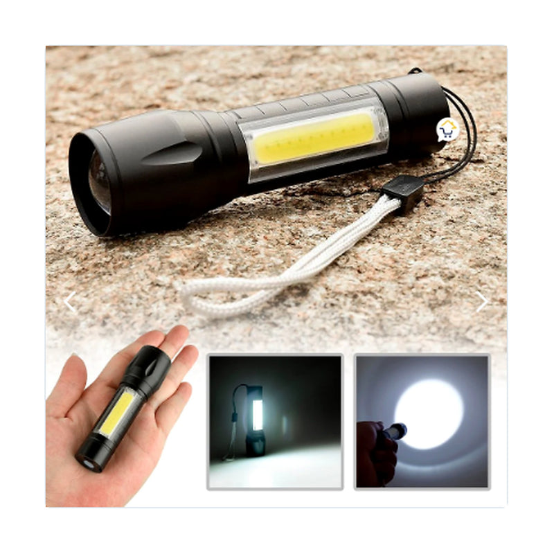 Mini Linterna Táctica LED Recargable USB — galería 02