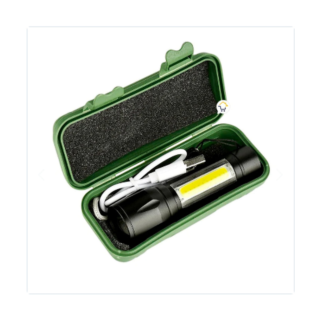 Mini Linterna Táctica LED Recargable USB — galería 03