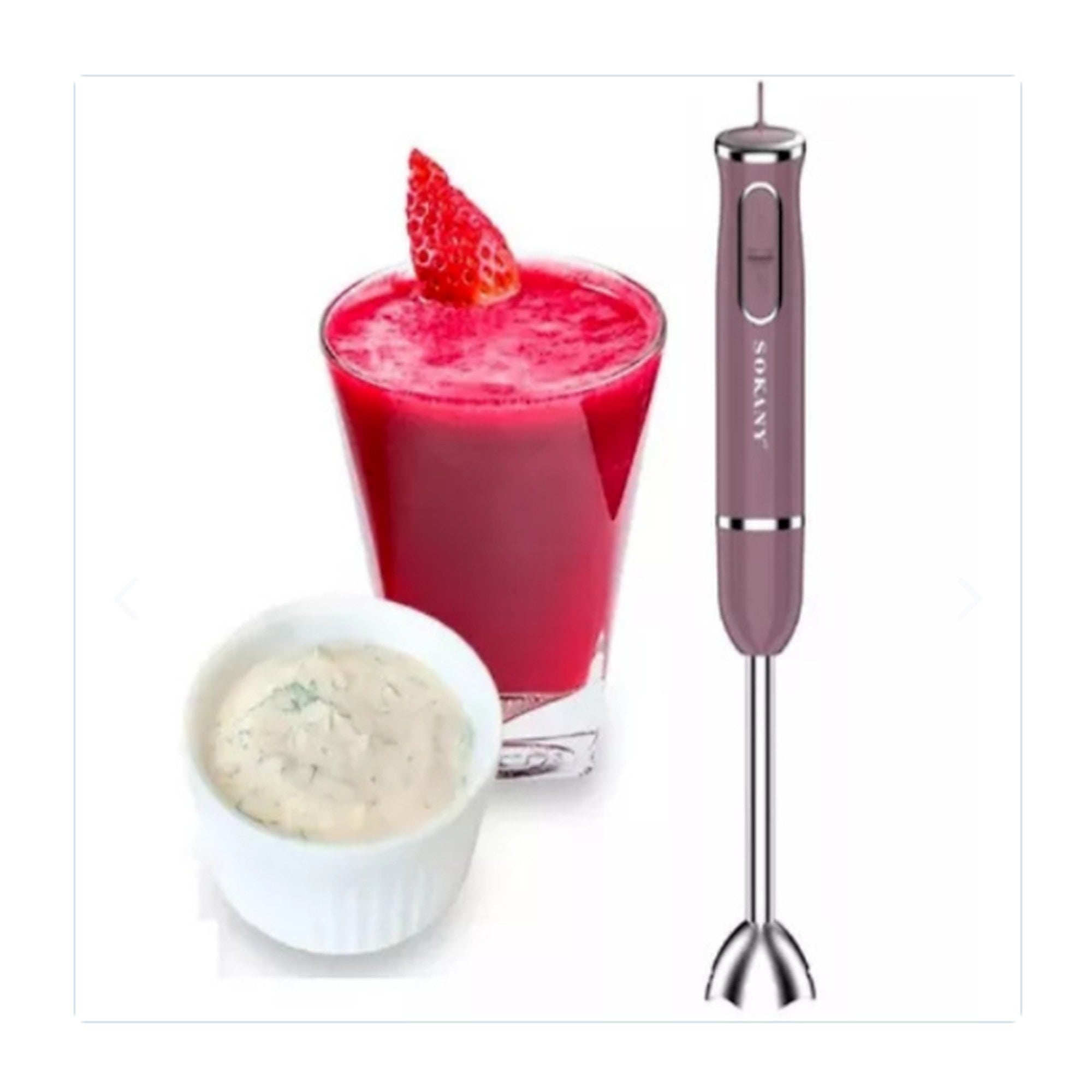 Mixer de Mano 4 en 1 SOKANY 400W — en uso