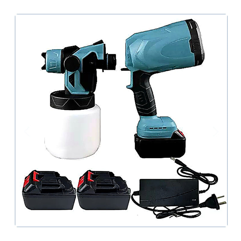 Pistola de Pintura Inalámbrica TASBEL 2 Baterías — kit 2 baterías