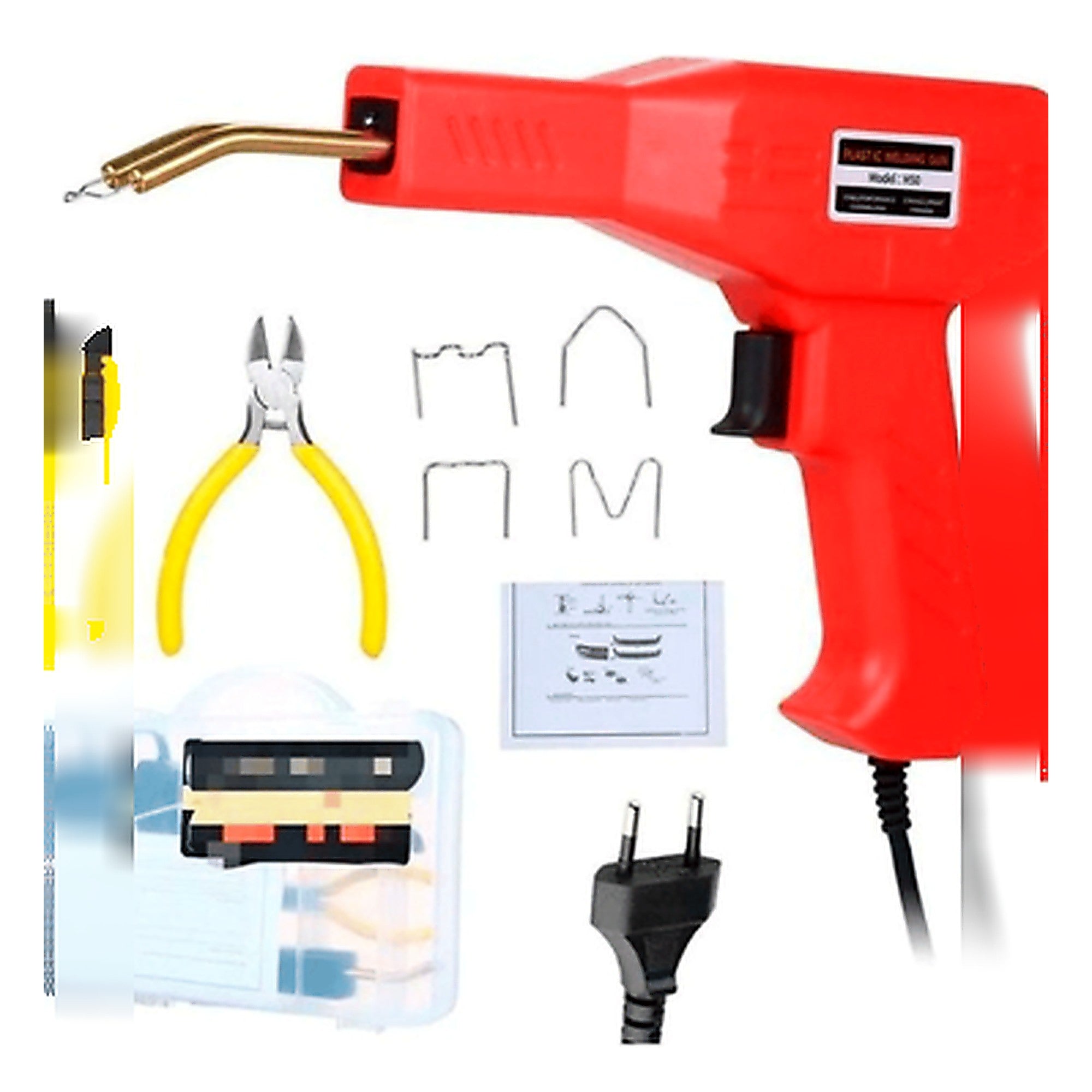 Pistola Soldadora Grapadora de Plástico H50 — kit completo H50