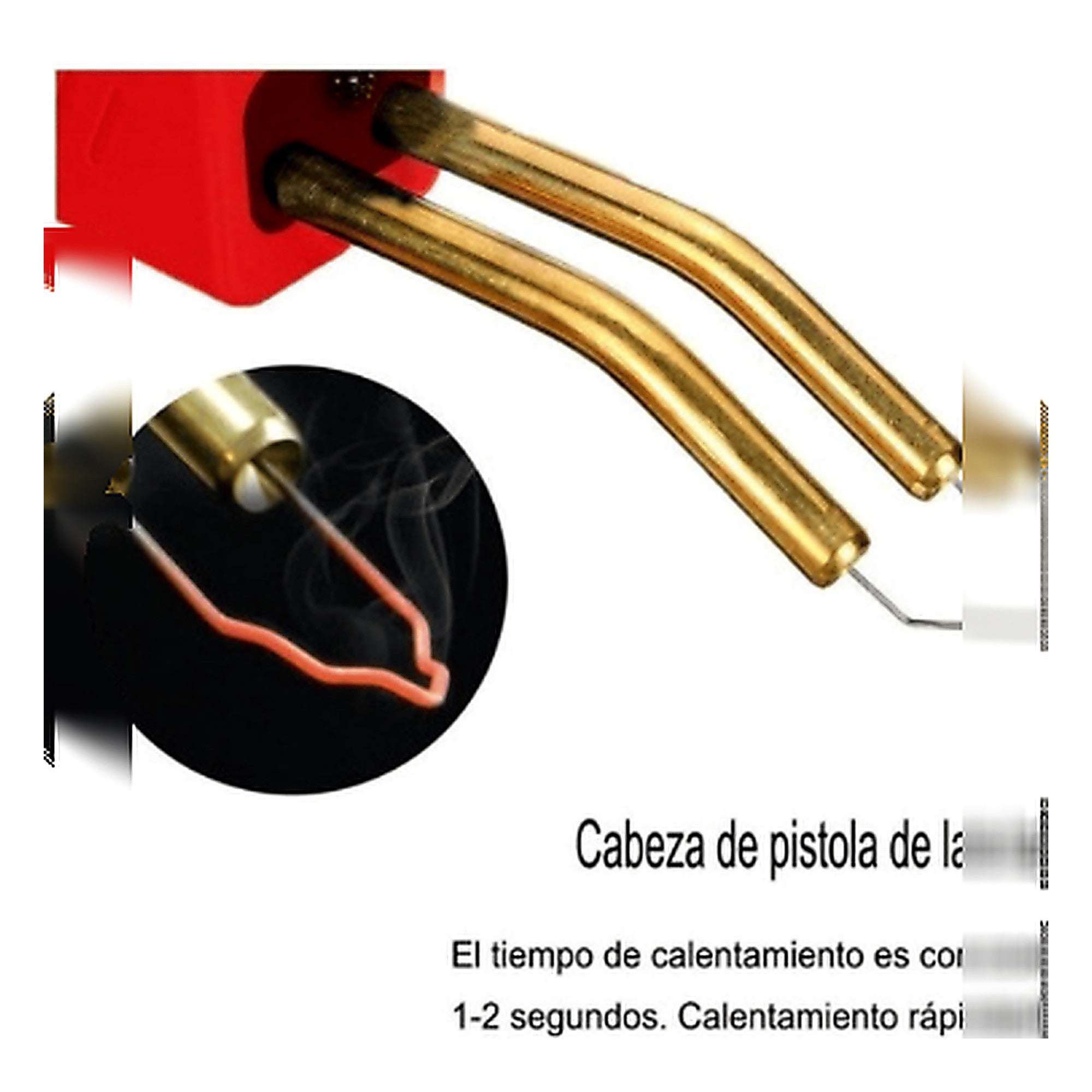 Pistola Soldadora Grapadora de Plástico H50 — cabeza de latón