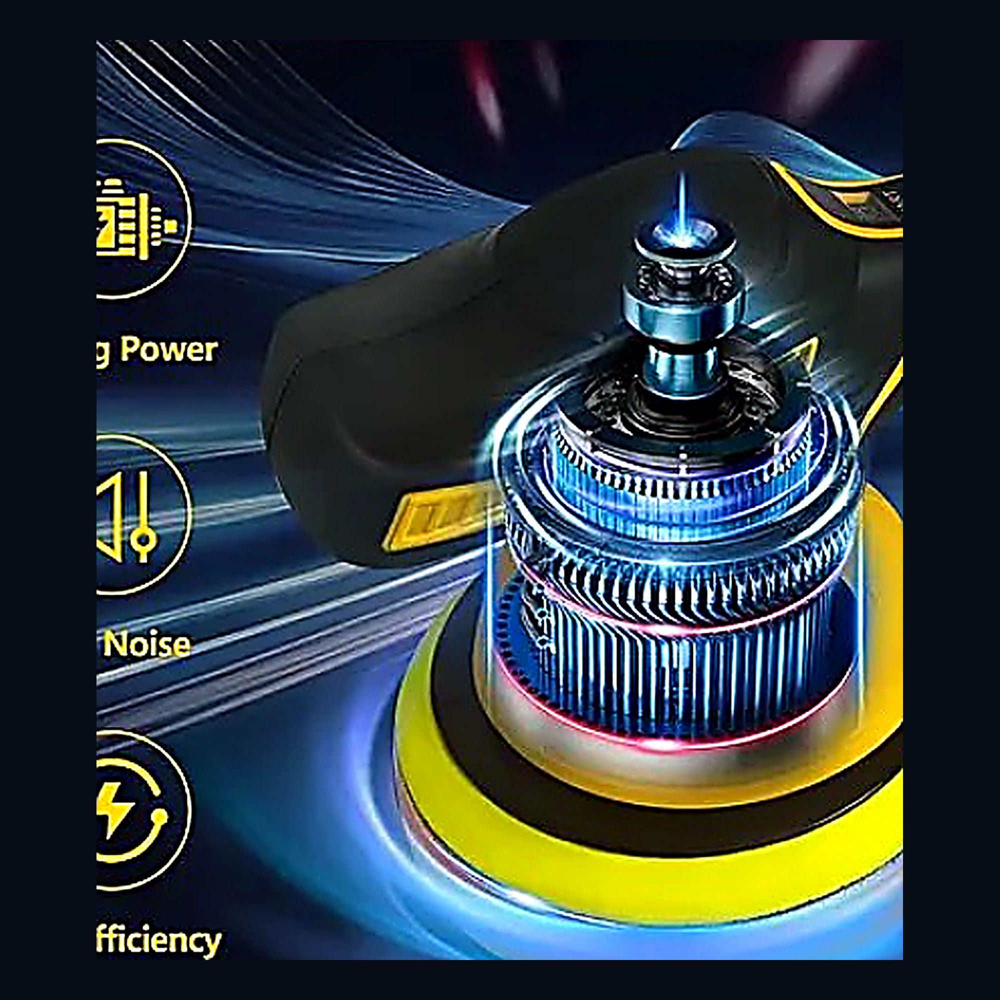 Pulidora Orbital Inalámbrica + 2 Baterías — motor potente