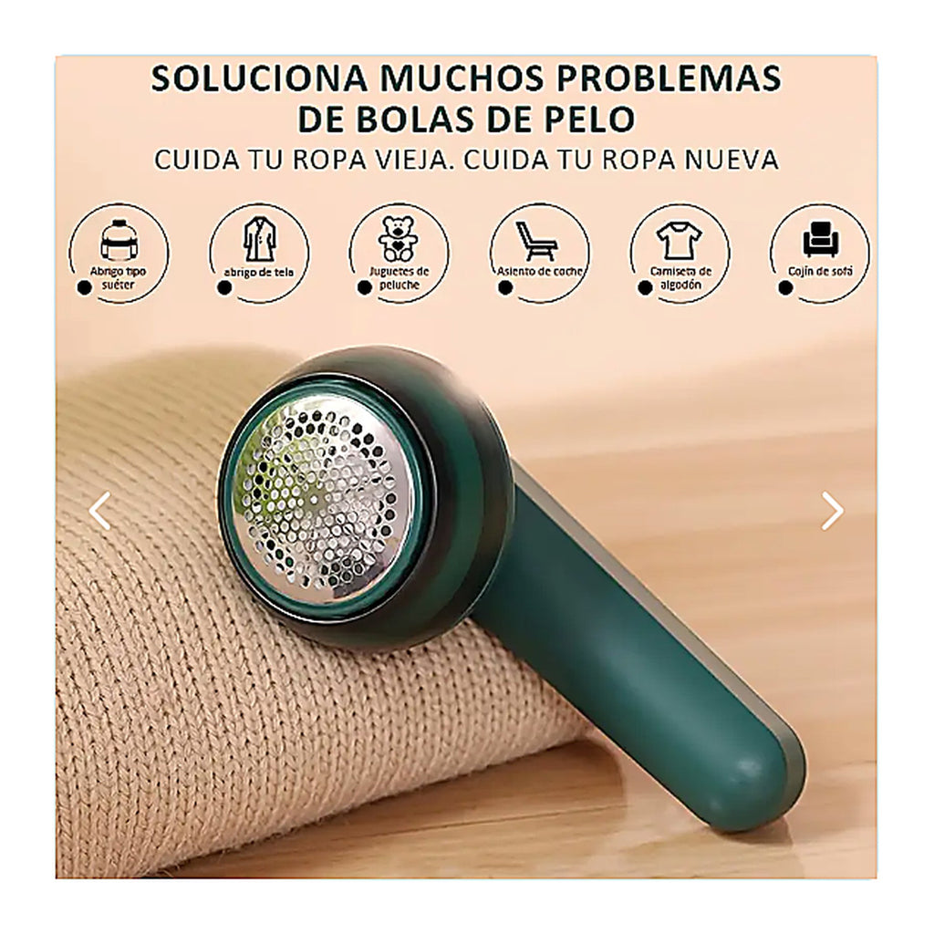 Quita Pelusas Eléctrico Recargable USB — usos en español