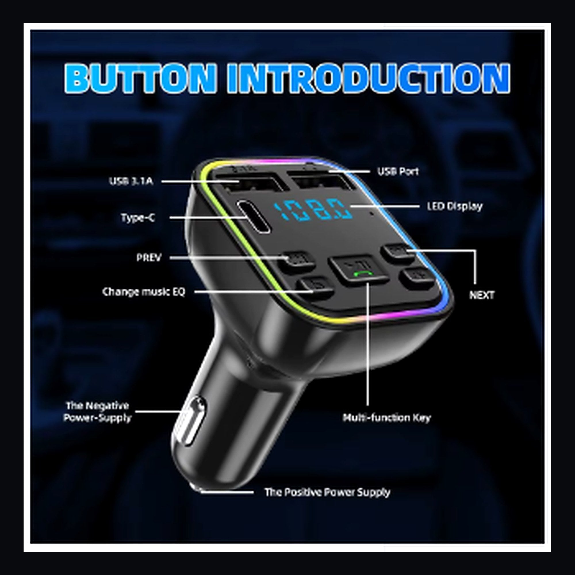 Receptor Bluetooth auto — foto 5
