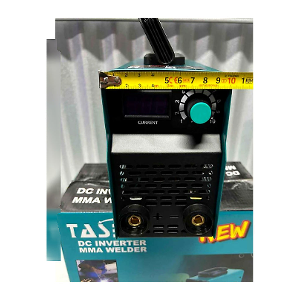 Soldadora Inversora TASBEL 200A + Máscara — panel digital y control